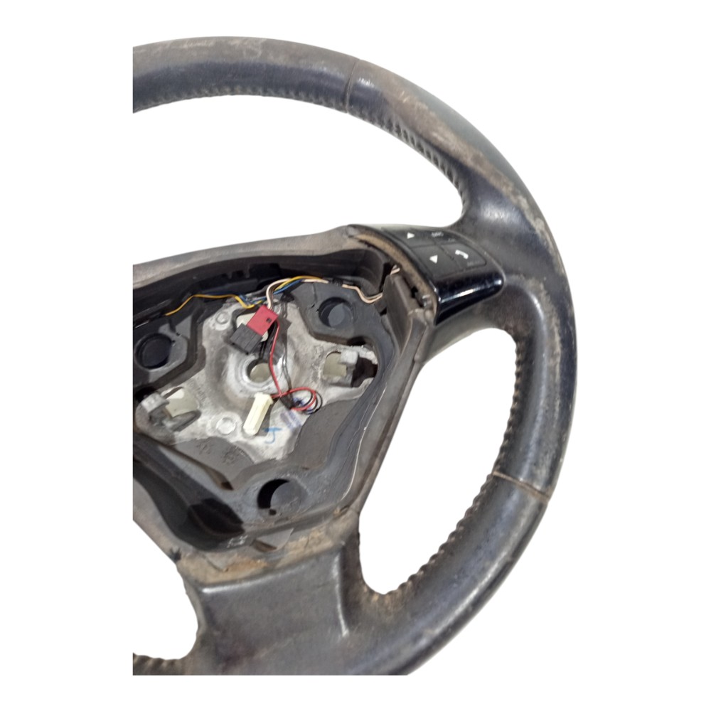 Volante Com Comandos Fiat Linea 2004 2005 A 2010 Detalhes Preto 3