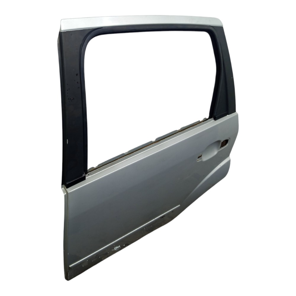 Porta Traseira Esquerdo C/detalhes Ford Fiesta 2003 A 2014 Traseira Esquerdo Prateado 3