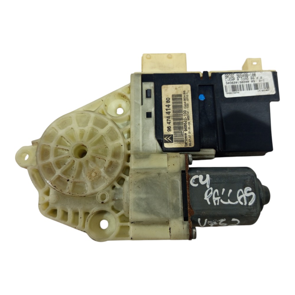 Motor Vidro Dianteiro Esquerdo Citroen C4 Pallas 2007 A 2014 9