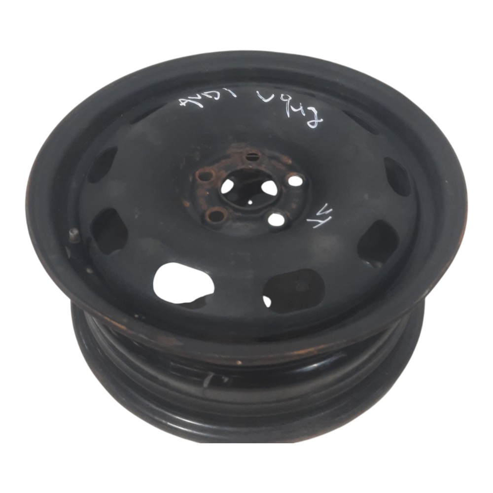 Roda Ferro Aro 15 5 furos Audi A3 Vw Golf Bora Fox Polo 4