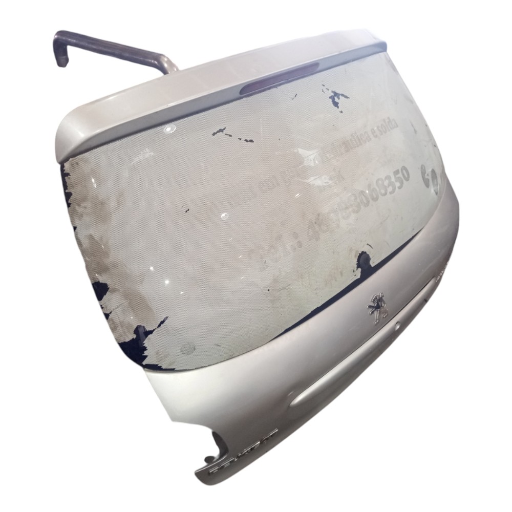 Tampa Traseira Porta Malas Peugeot 206 2001 2002 2003 A 2011 Branco 3