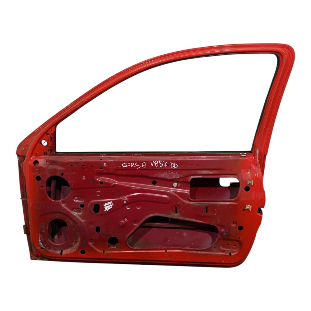 Porta Dianteira Direita Chevrolet Corsa 1998 1999 A 2002 Dianteira Direita Vermelho 7