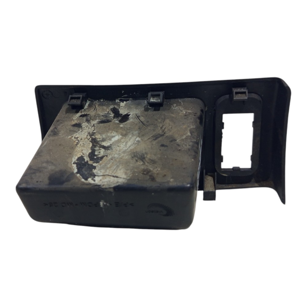 Moldura Porta Objetos Botão Farol  Peugeot 206 2001 A 2010 Preto 3