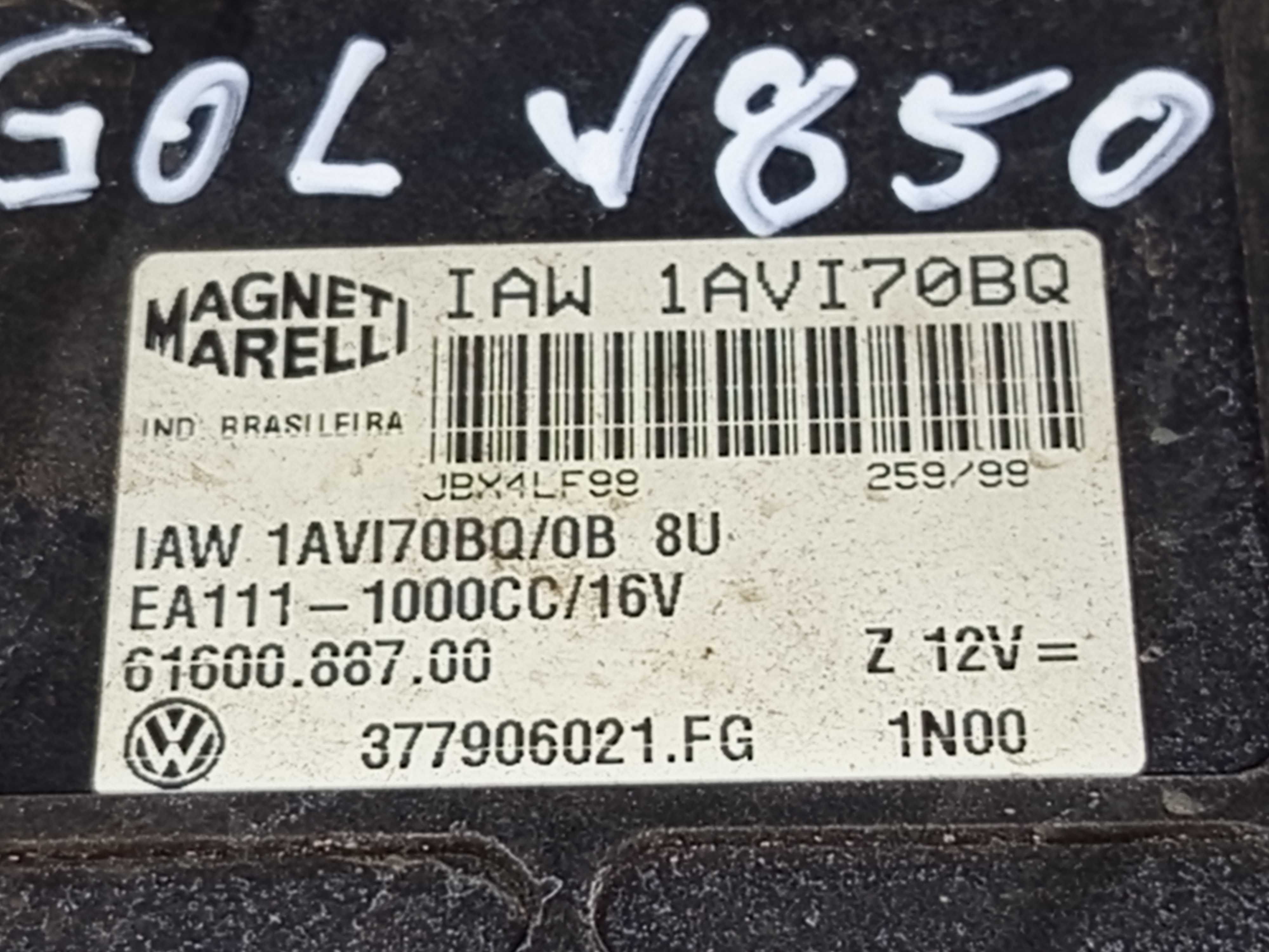 Modulo Injeção Volkswagen Gol G3 1.0 16v 1999 2000 A 2005 8