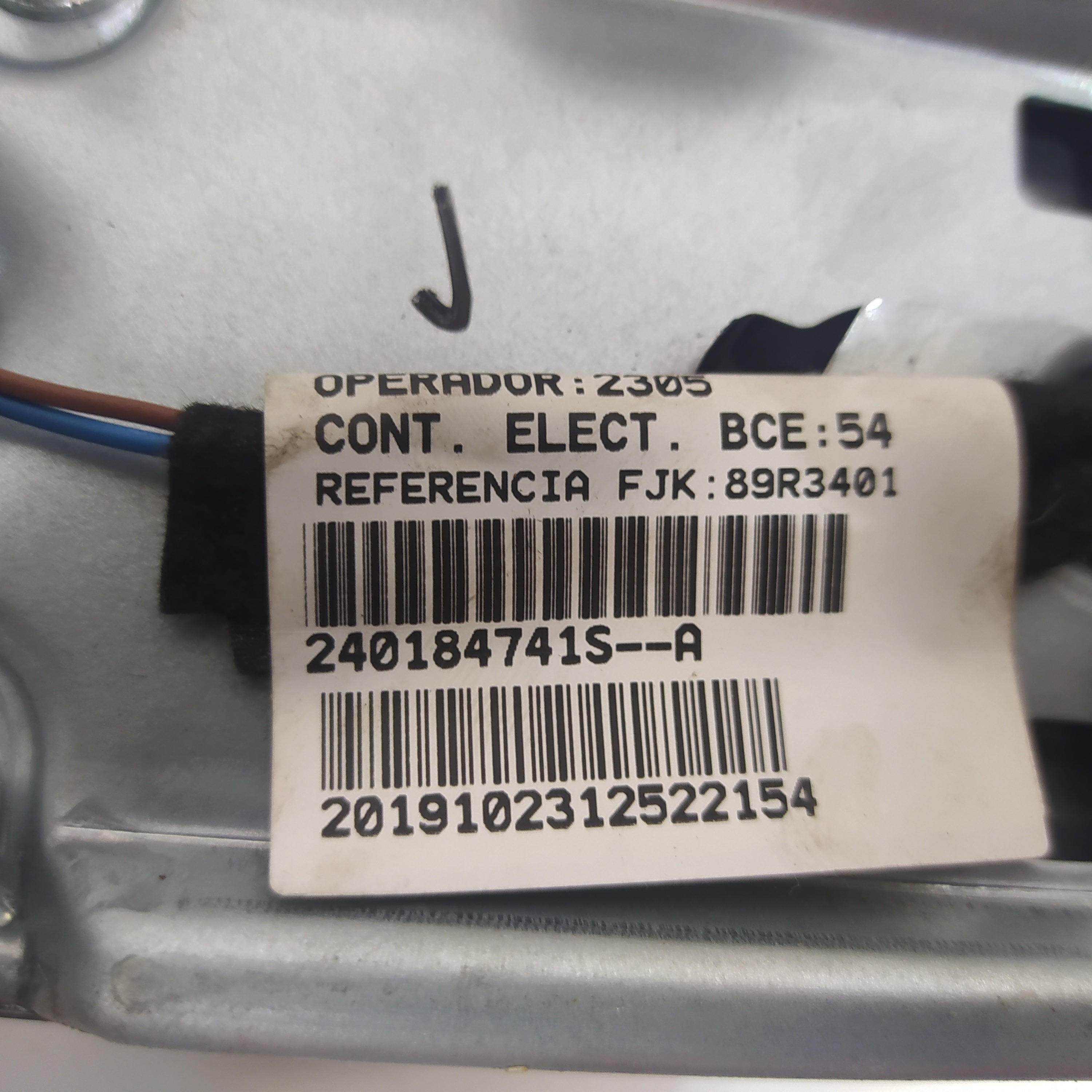 Tampa de airbag passageiro kwid 427 kd1 6