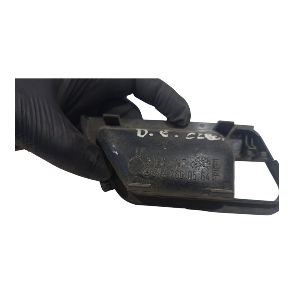 Moldura Maçaneta Dianteira Mercedes C280 1995 96 A 2000 Preto Dianteira 4