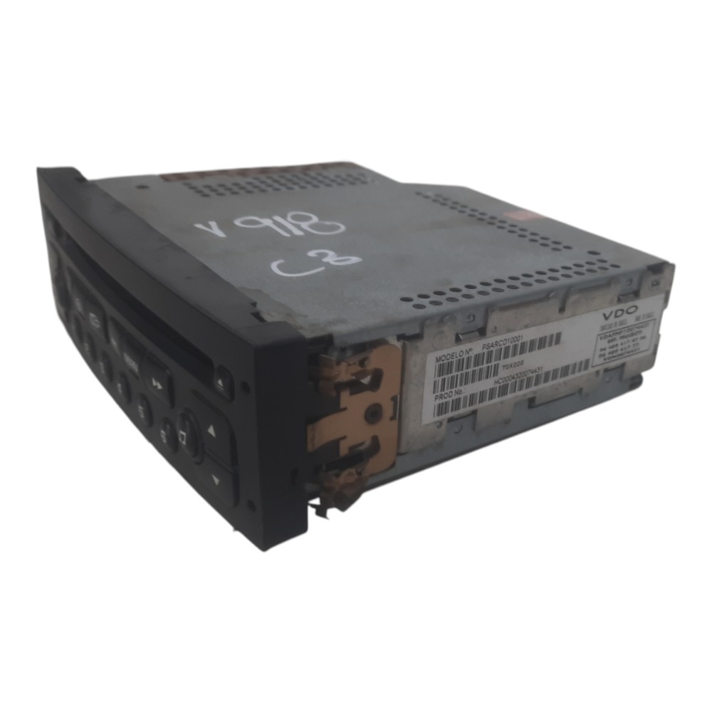 Rádio Tocador Cd Peugeot 206 207 Citroen C3 2003 A 2012 3