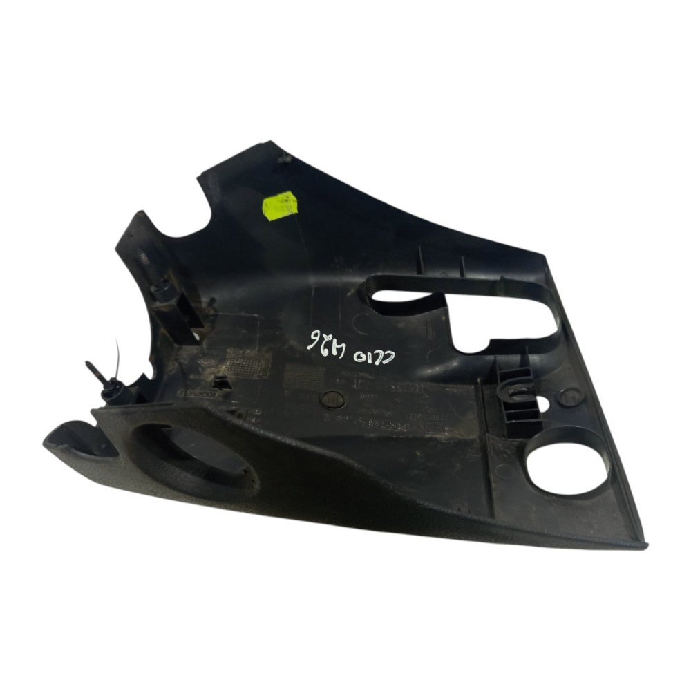 Moldura Inferior Chave Seta Direção Renault Clio 2001 A 2008 Preto 5