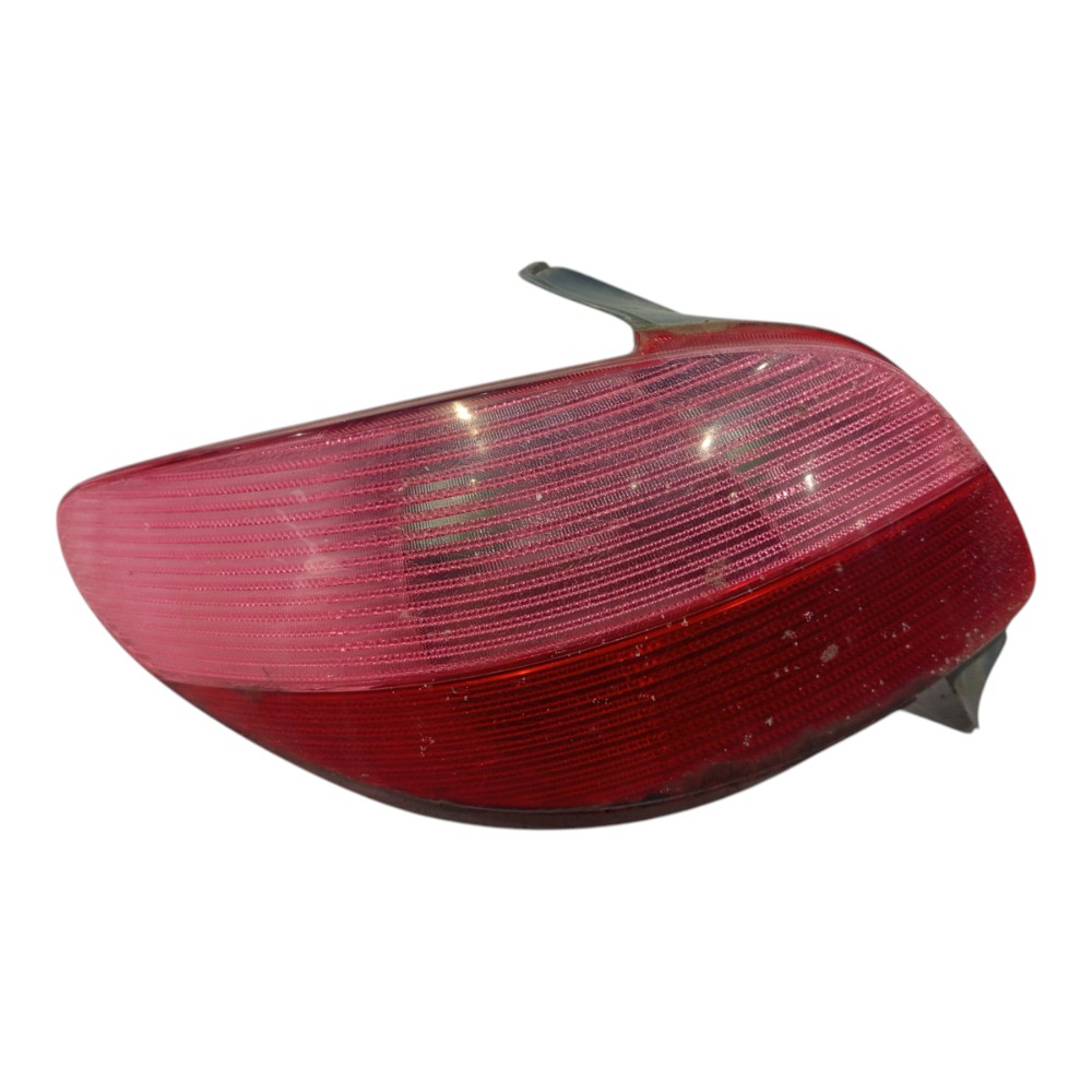 Lanterna Esquerda Peugeot 206 2000 2001 2002 2003 04 A 2008 Esquerdo/motorista Vermelho/branco 2