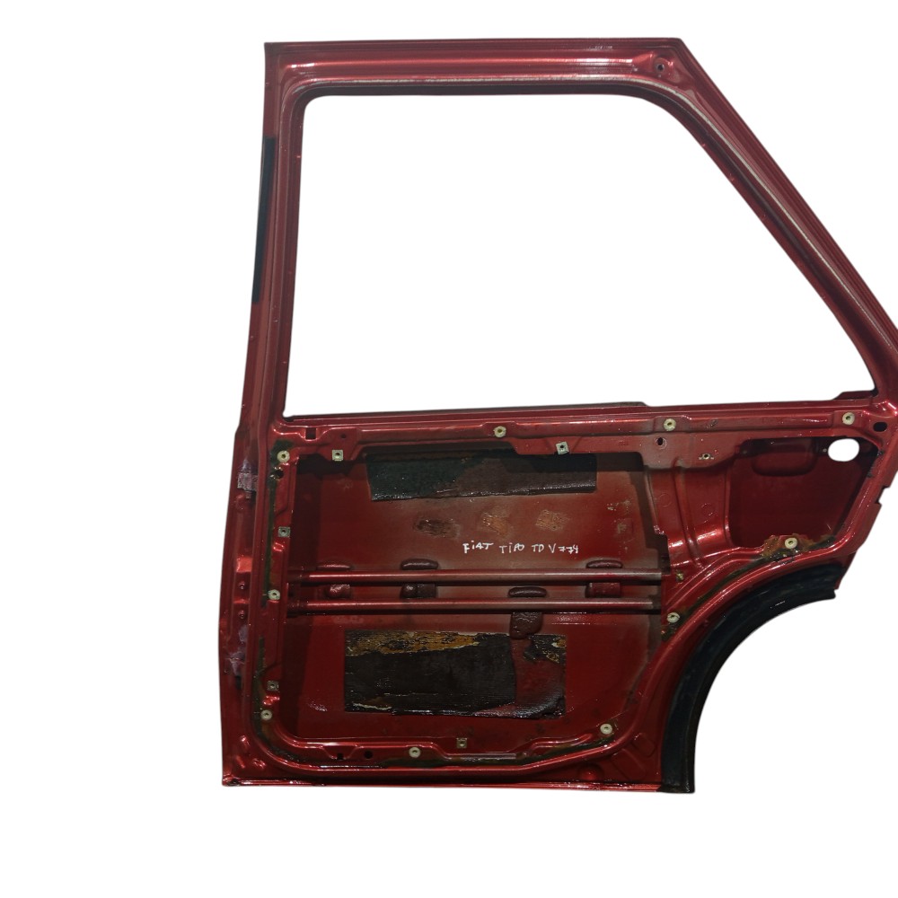 Porta Traseira Direita Fiat Tipo  1993 1994 1995 A 1997 Traseira Direito Vermelho 4