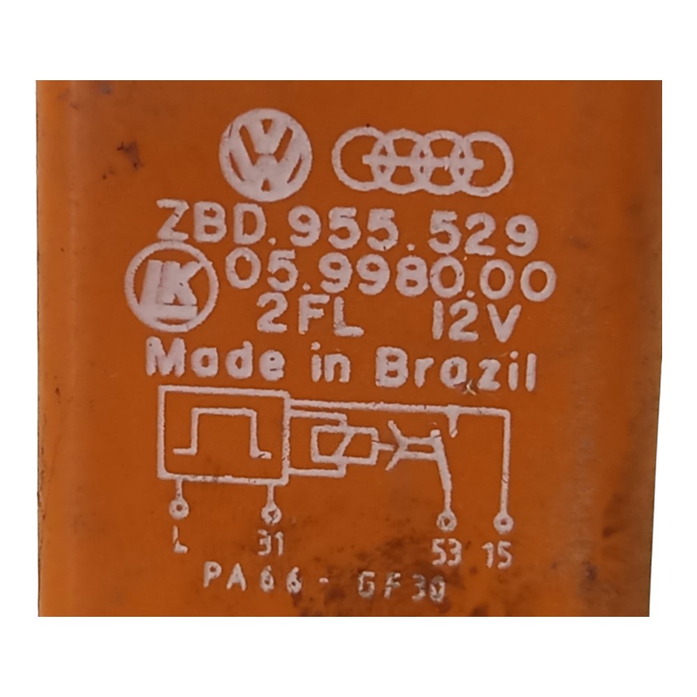 Relé Auxiliar Limpador Vidro Traseiro Vw Gol G2 1995 A 2006 12 7