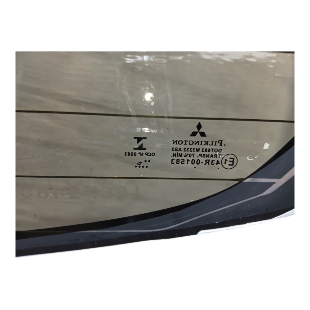 Tampa traseira porta malas mitsubishi asx 2011 a 2019 8