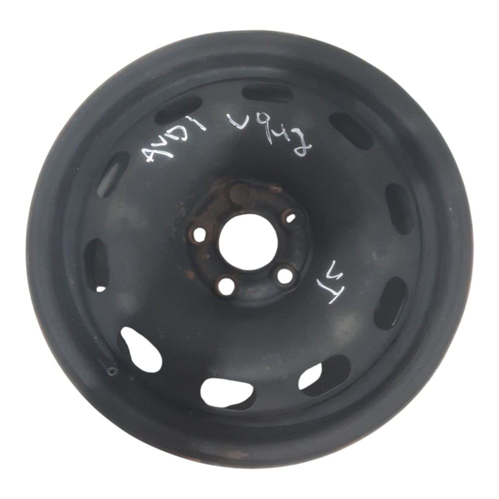 Roda Ferro Aro 15 5 furos Audi A3 Vw Golf Bora Fox Polo 1
