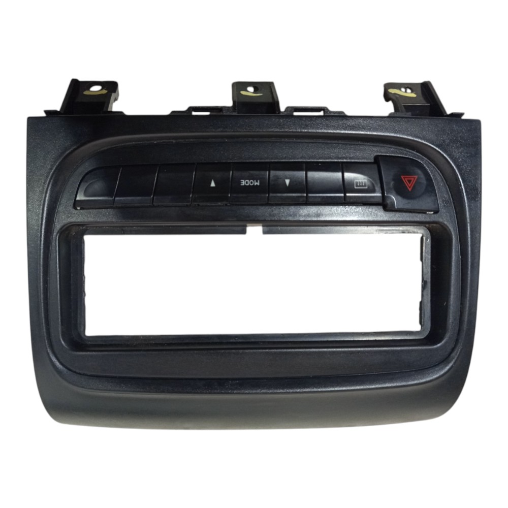 Moldura Painel Central Multimídia Fiat Siena 2012 A 2021 Preto 1