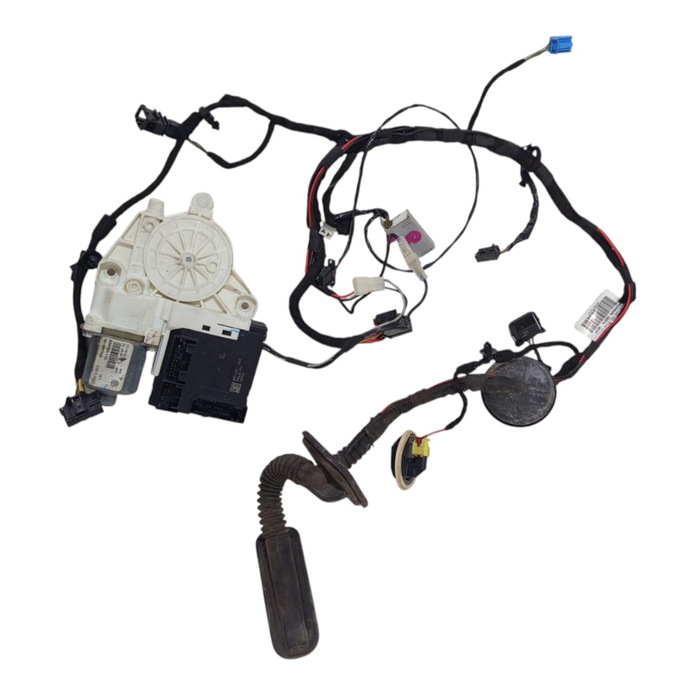 Motor Máquina Vidro Chicote Dianteiro Direito Jetta 13 A 14 5