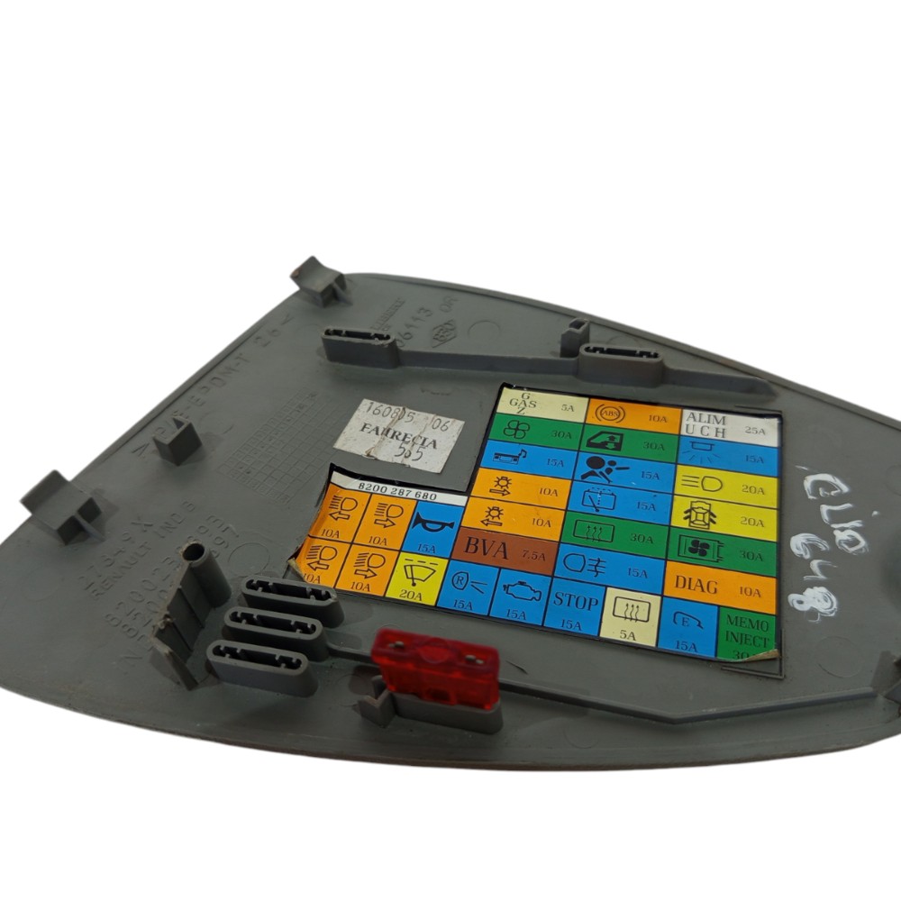 Tampa Interna Caixa Fusivel Renault Clio 2000 2001 A 2012 4