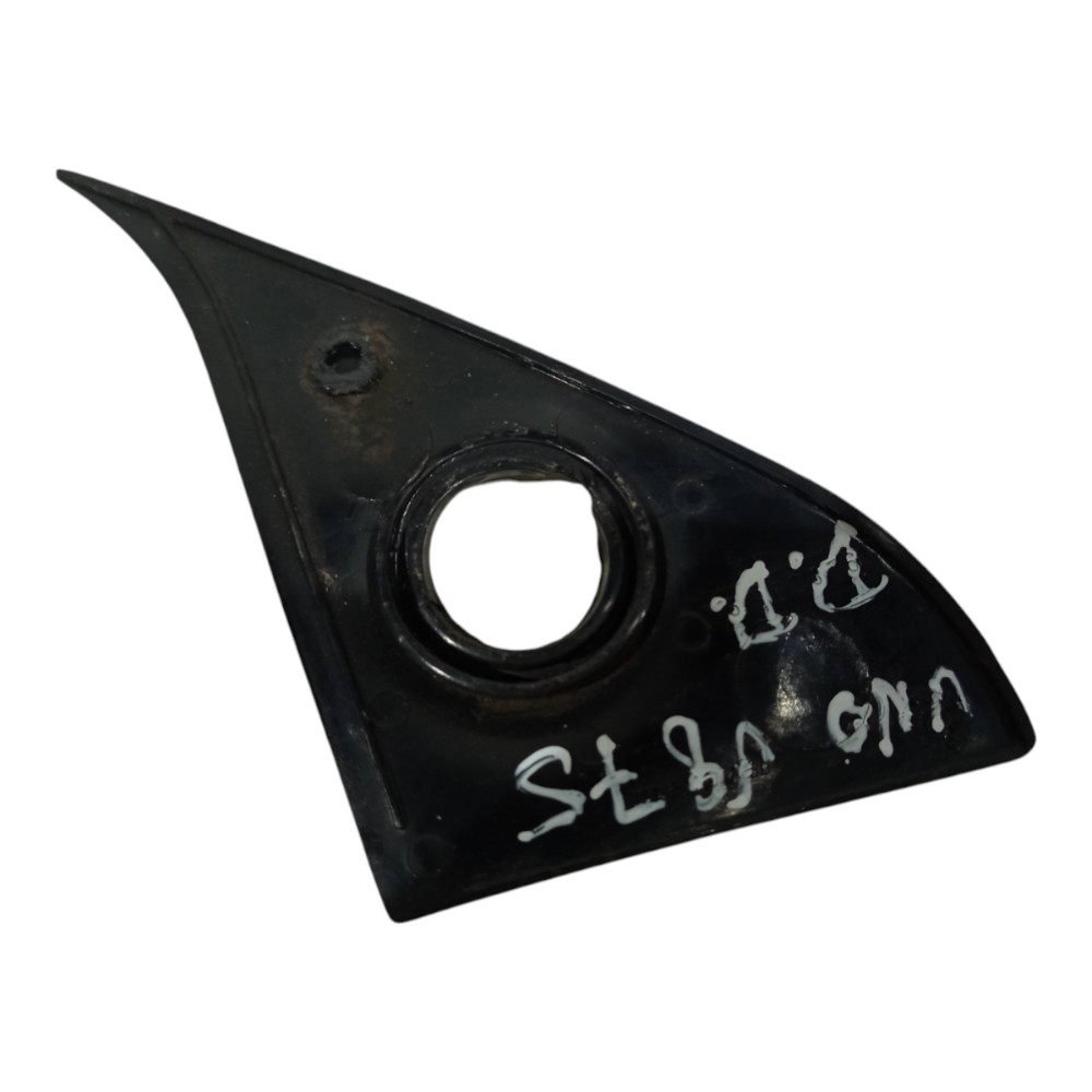 Moldura Interna Retrovisor Direit Fiat Uno 1991 1992 A 2000 Preto 3