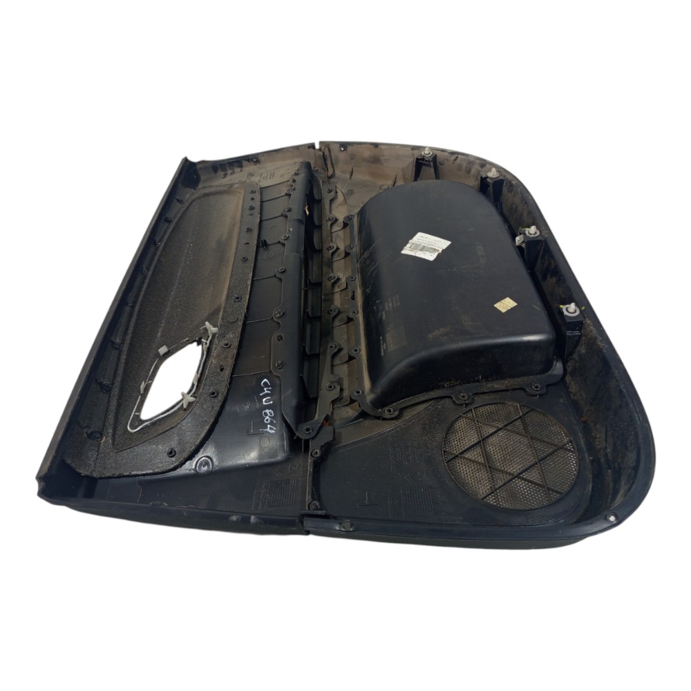 Forro Porta Traseiro Esquerdo Citroen C4 Pallas 2007 A 2013 Preto 3