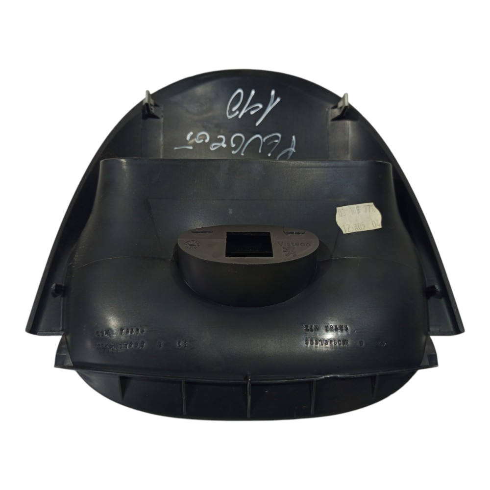 Moldura Botão Superior Pisca Alerta Peugeot 206 2000 A 2007 Preto 4