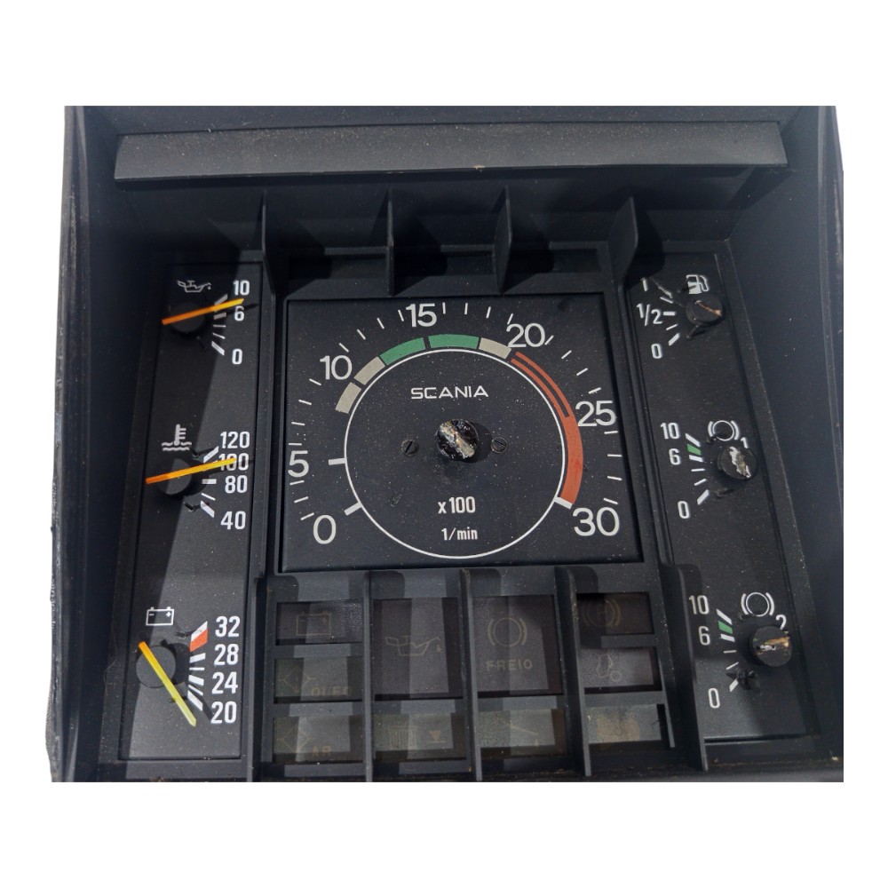 Painel Instrumentos Scania T112 1981 A 1989 Avaria Ret Peças Pressão 5