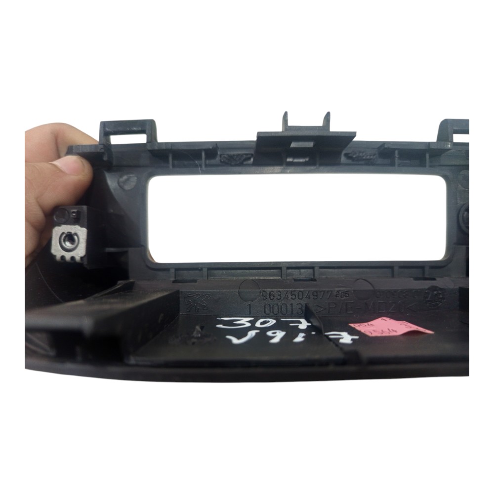 Moldura Acabamento Computador Bordo Peugeot 307 2007 A 2012 Preto 7