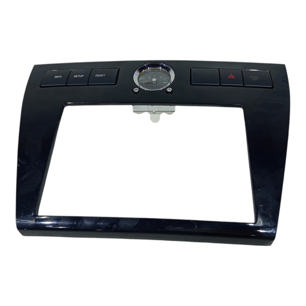 Moldura Central Rádio Relógio Painel Ford Fusion 2006 A 2009 2