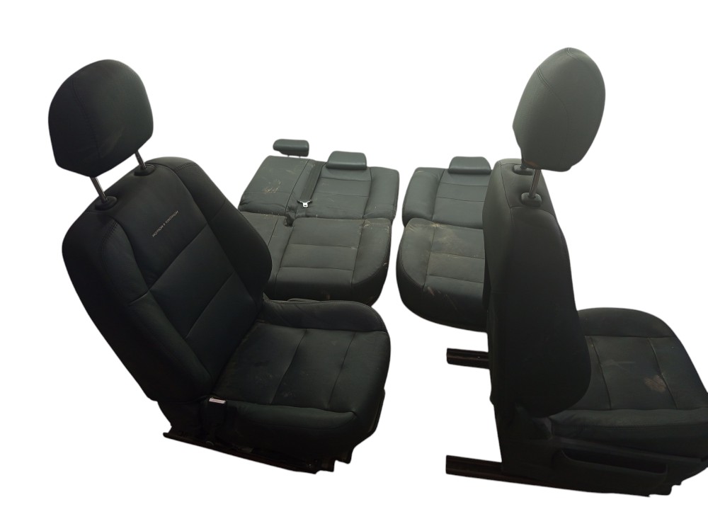 Jogo Bancos Couro Peugeot 307 2001 2002 A 2012  Preto 2