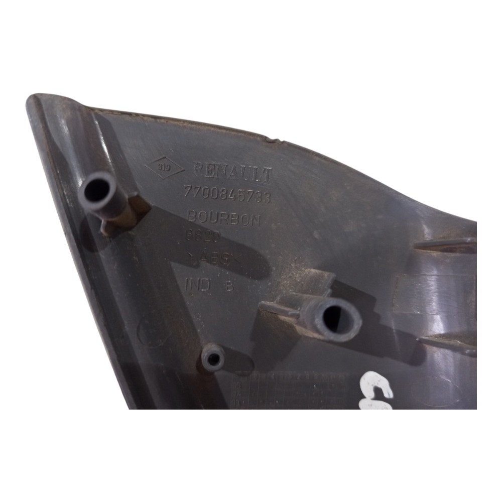 Moldura Retrovisor Interno Diant Ld Renault Clio 1999 A 2016 Preto 6