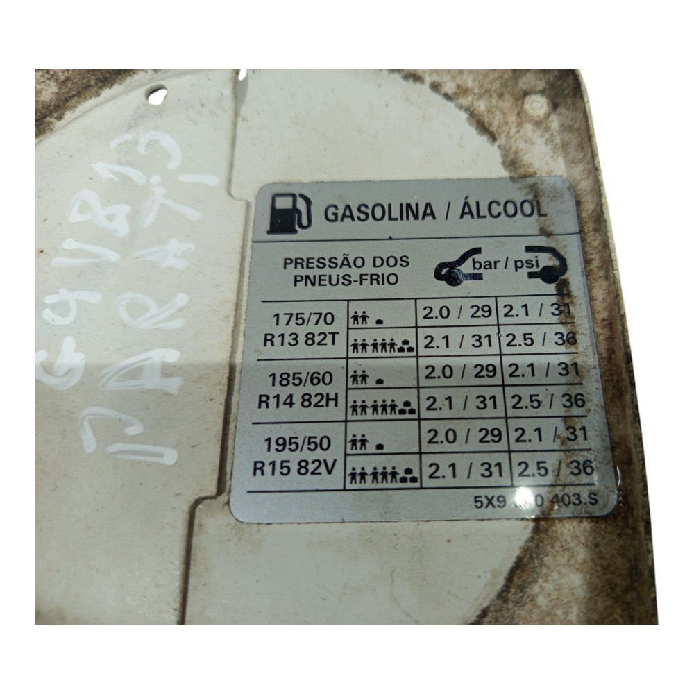 Portinhola Tanque Combustível Vw Parati G4 2006 2007 A 2014 Branco 2008 4