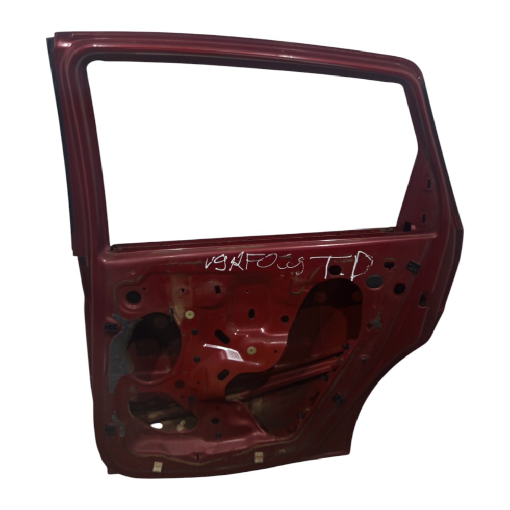 Porta Traseira Direita Ford Focus 2.0 16v 2001 A 2007 Traseira Direito Vermelho 2