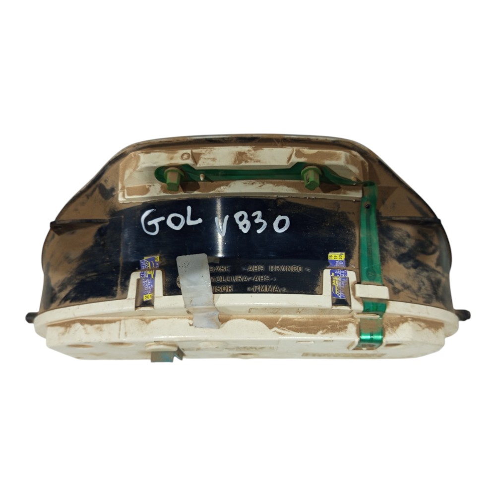 Painel Instrumentos Vw Gol G2 1995 1996 1997 1998 1999 2000 Preto Detalhes Branco Ponteiro Vermelho 6