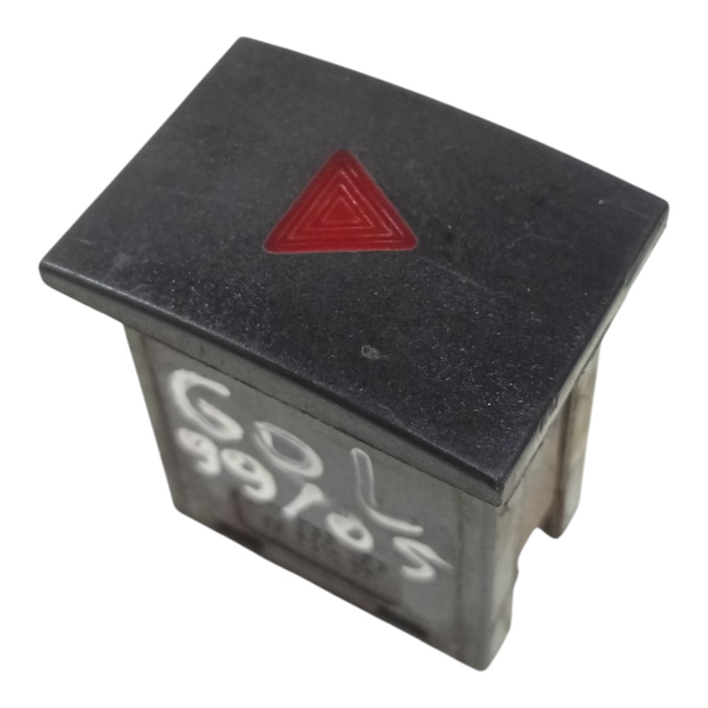 Botão Pisca Alerta Gol Parati 2000 2001 2002 A 2011 Preto 2