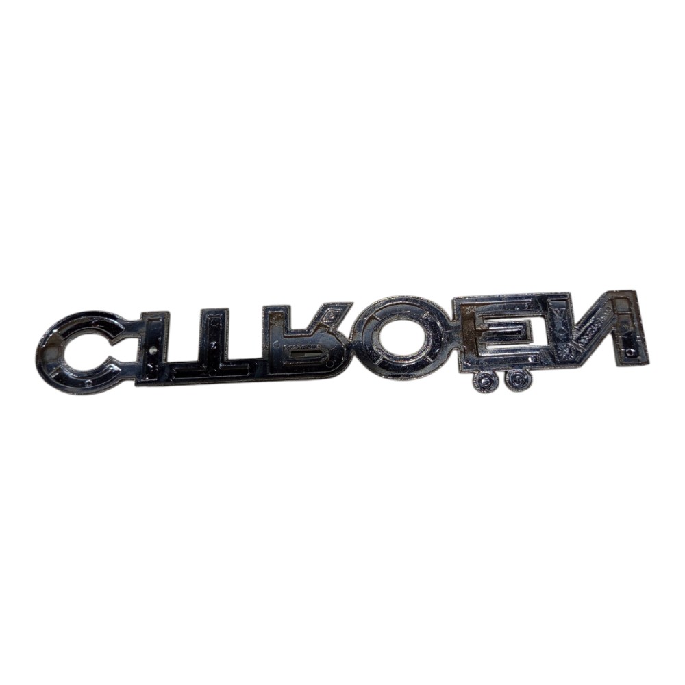 Emblema Tampa Traseira Citroen Xsara Picasso 2001 02 A 2008 Cromado 5