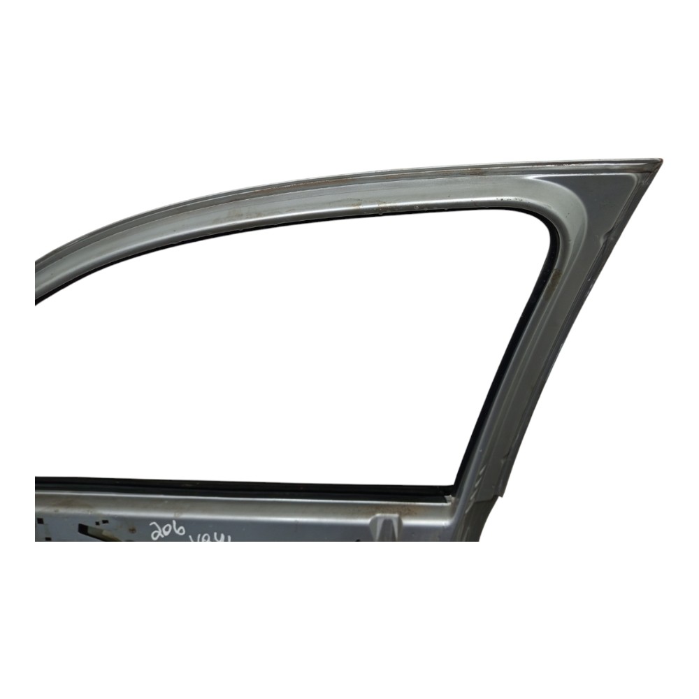 Porta Dianteira Direita Peugeot 206 2001 2002 A 2010 Prata Dianteira Direita Prateado 8