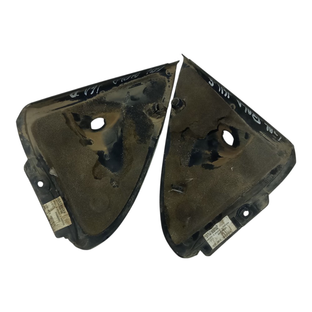 Par Moldura Interna Retrovisor Vw Gol 1995 1996 1997 A 2005 Preto 5