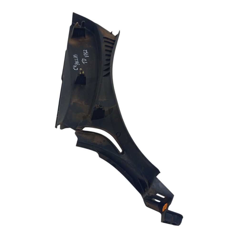 Soleira Traseira Direita Citroen C4 Pallas 2007 2008 A 2013 Preto 5