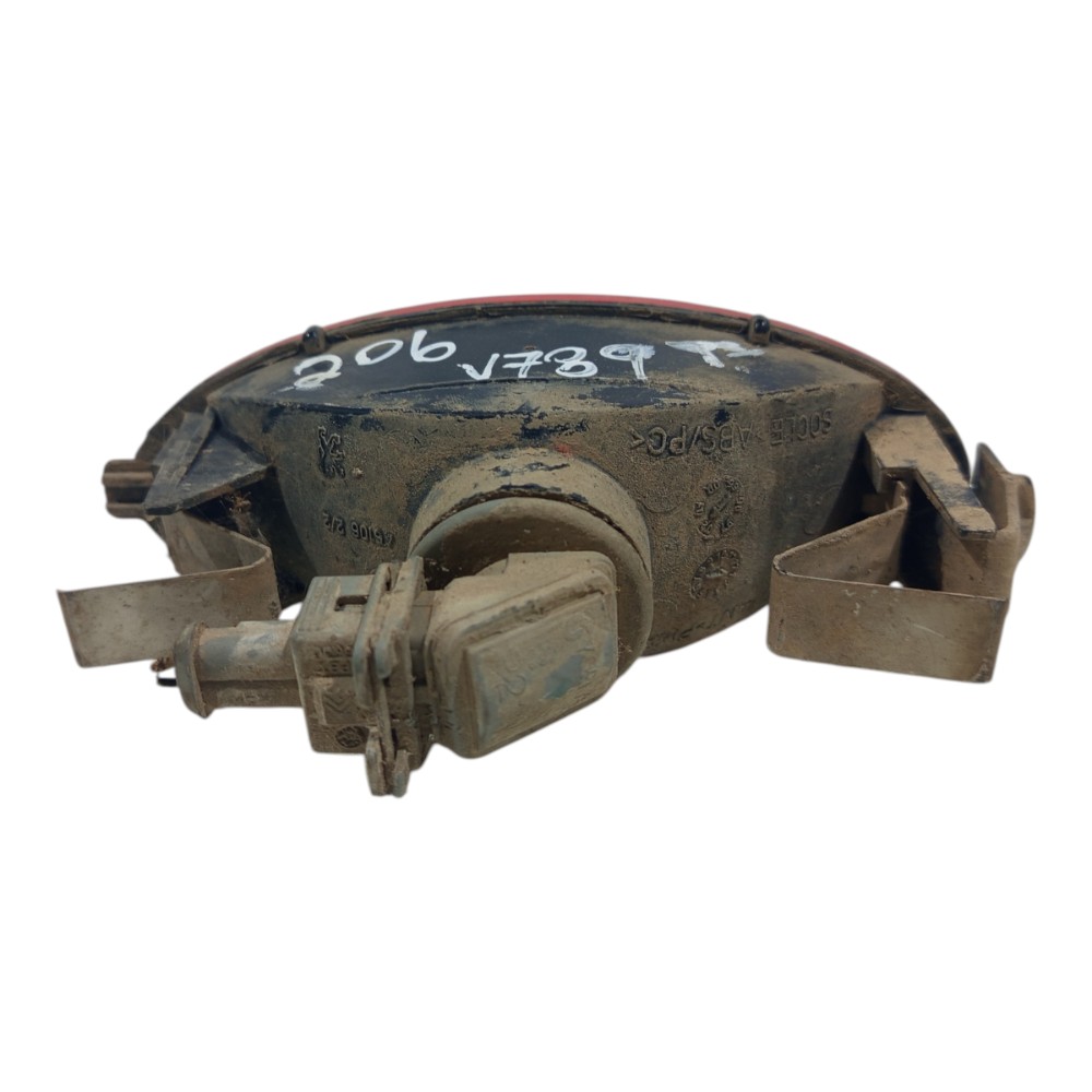 Lanterna Parachoque Traseiro Peugeot 206 1999 2000 01 A 2008 Vermelha 6