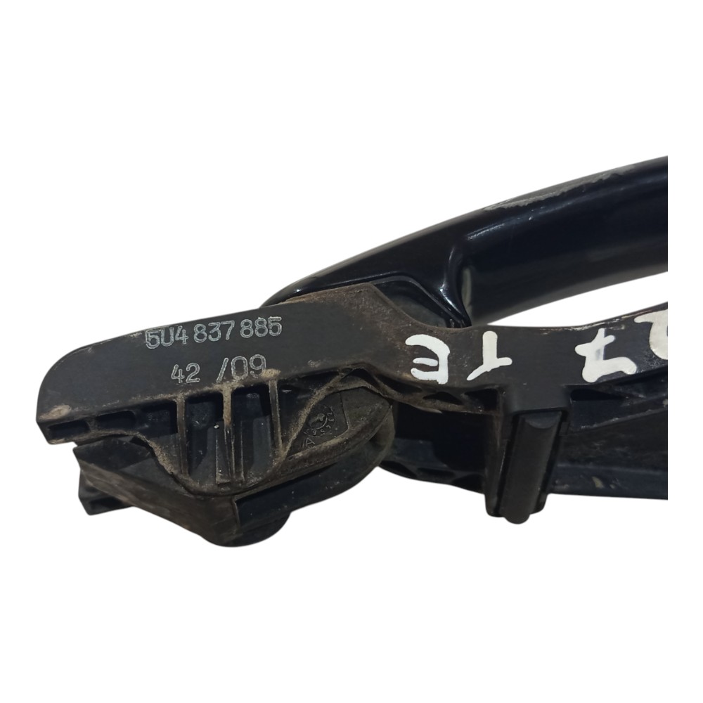 Maçaneta Externa Traseira Esquerda Vw Voyage G5 2008 A 2012 Preto 2