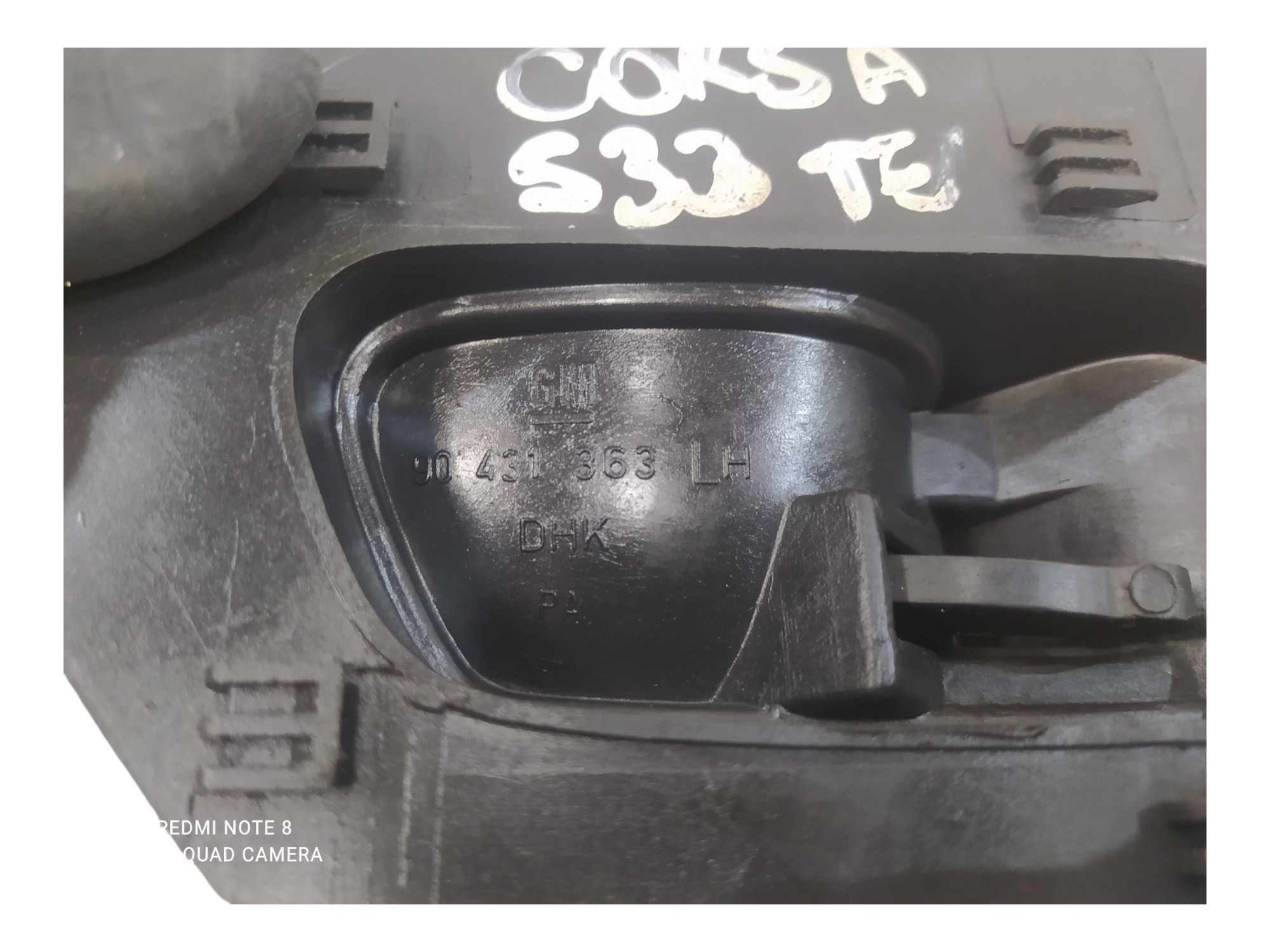 Maçaneta Interna Traseira Esquerda Gm Corsa 1994 1995 A 2010 7