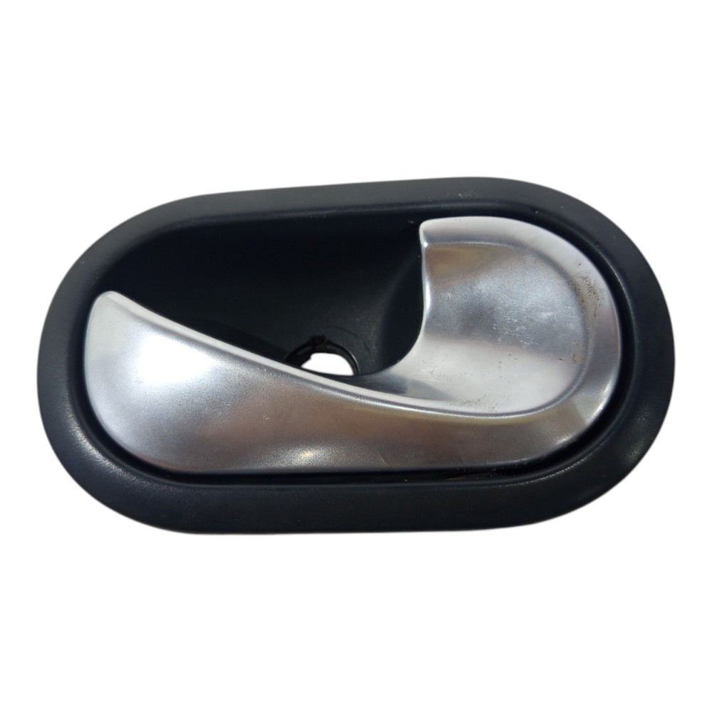 Maçaneta Interna Porta Direita Renault Megane 2007 08 A 2013 Preto E Cromado Dianteira/traseira 1