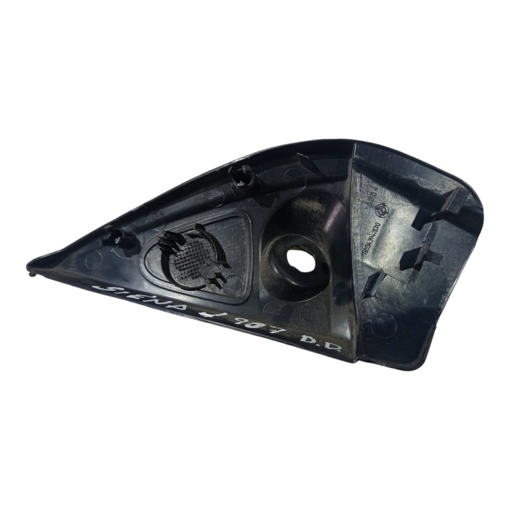 Moldura Interno Retrovisor Dianteira Ld Fiat Siena 2012/2021 Preto 4