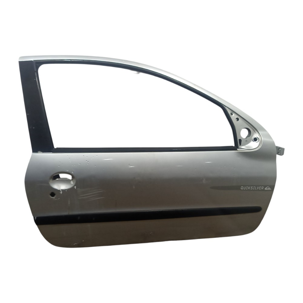 Porta Dianteira Peugeot 206 2005 2006 2007 A 2015 Direito Prateado 1