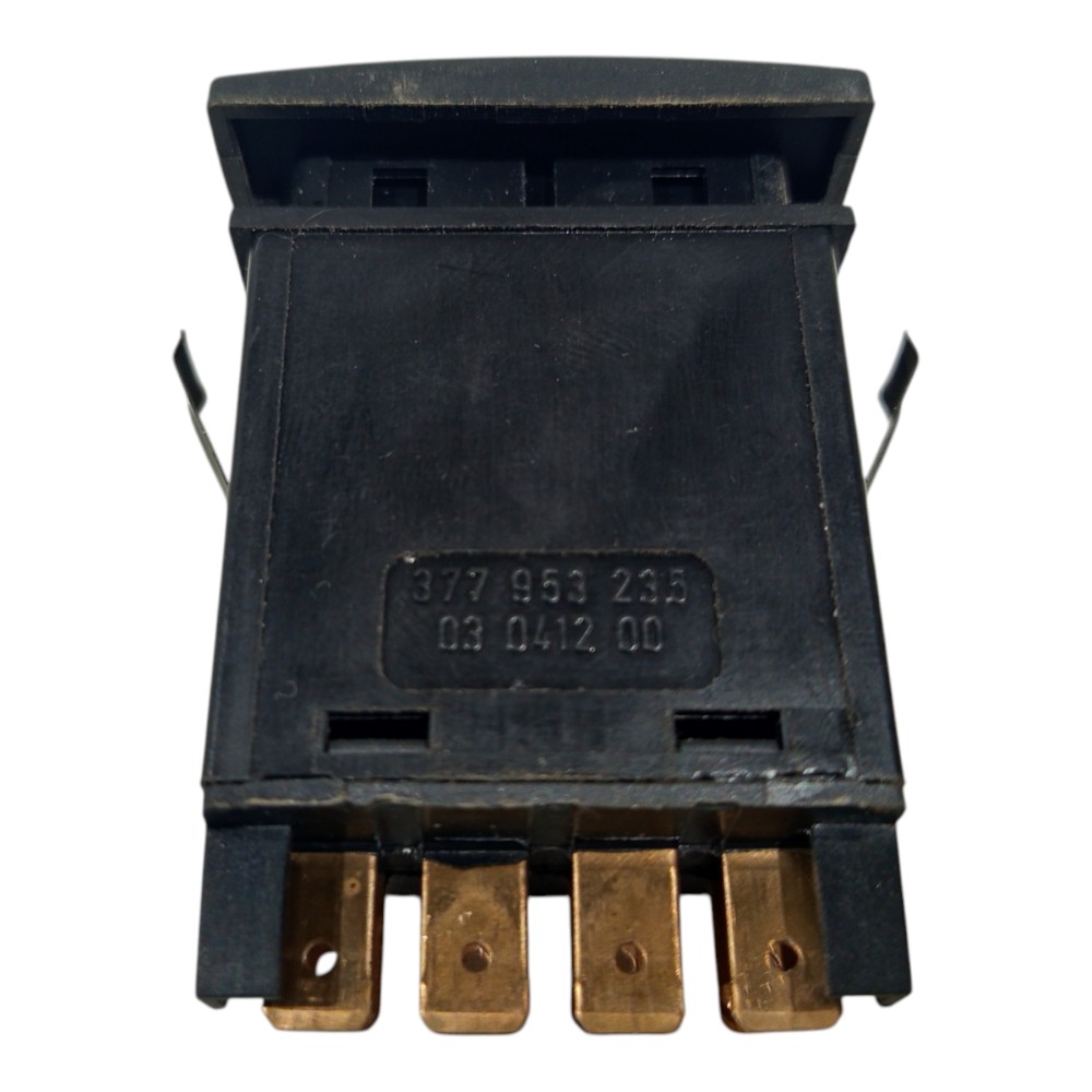 Botão Pisca Alerta Interruptor Saveir Gol Parati 2000 A 2005 Preto 6