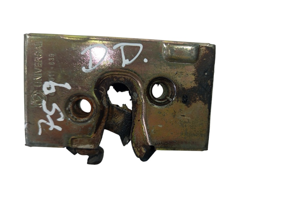 Fechadura Porta Dianteira Direita Santana 1999 A 2006 Usado Dourado 3