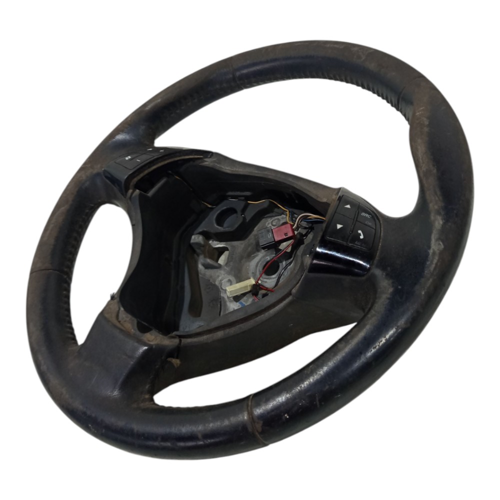 Volante Com Comandos Fiat Linea 2004 2005 A 2010 Detalhes Preto 6