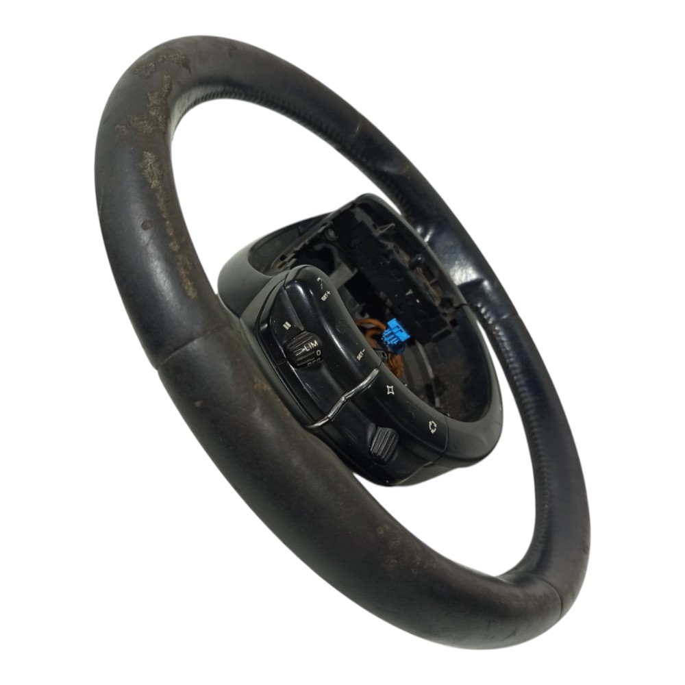 Volante Direção Comando Stereo Citroen C4 Pallas 2007 A 2013 Preto 2