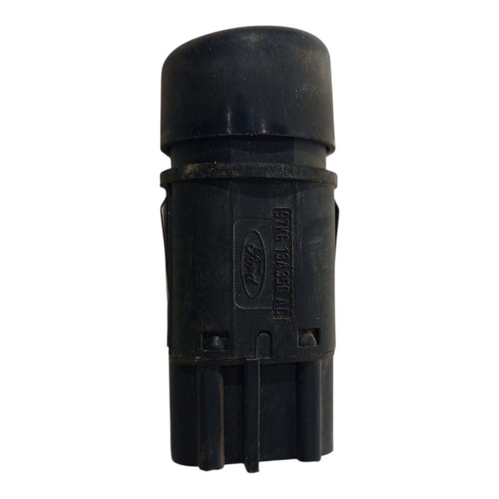 Chave Botão Pisca Alerta Atenção Ford Ka 1997 1998 99 E 2000 Preto E Vermelho 3