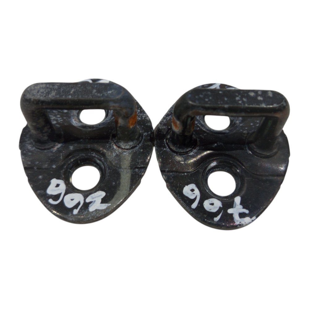 Par Batentes Portas Dianteiras Hyundai Santa Fe 2006 A 2012 Preto 3