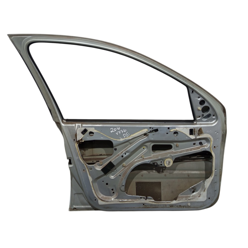 Porta Dianteira Esquerda Peugeot 206 2002 2003 2004 A 2012 Dianteira Esquerdo Prateado 3