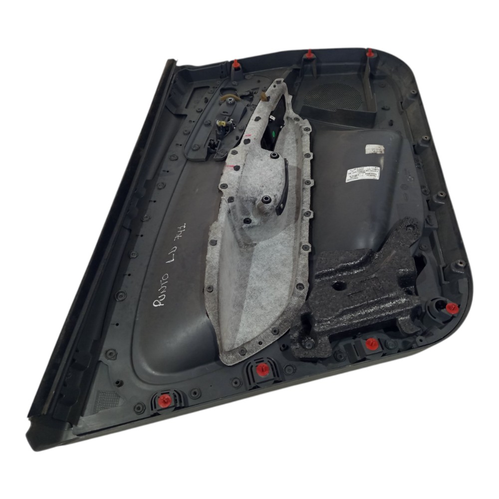 Forro Porta Dianteiro Dir Fiat Punto 2007 A 2017 Detalhes Preto 8